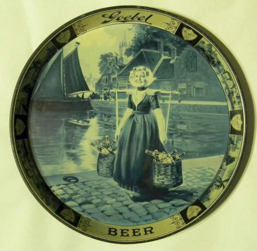 Goebel Beer Plate Vintage Retro Advert Ads A4 Photo Print