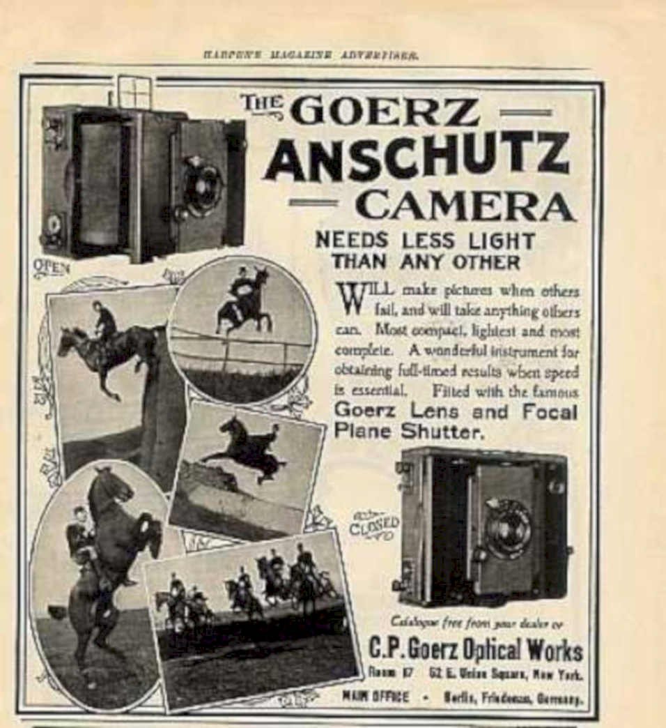 Goertz Anschutz Camera Vintage Retro Advert Ads A4 Photo Print
