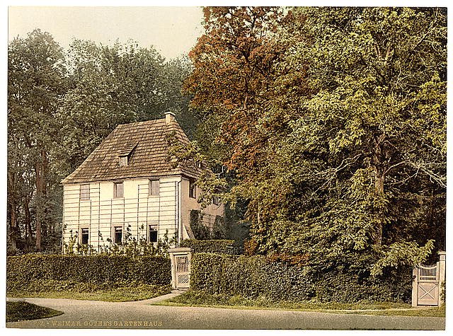 Goethes House Weimar Thuringia Vintage A4 Photo Print