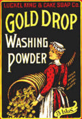 Gold Drop Washing Vintage Retro Advert Ads A4 Photo Print