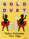 Gold Dust Plates Vintage Retro Advert Ads A4 Photo Print