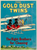 Gold Dust Twins 2 Vintage Retro Advert Ads A4 Photo Print