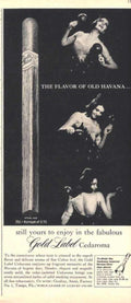 Gold Label Cedaroama Vintage Retro Advert Ads A4 Photo Print