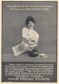 Gold Medal Flour 1 Vintage Retro Advert Ads A4 Photo Print