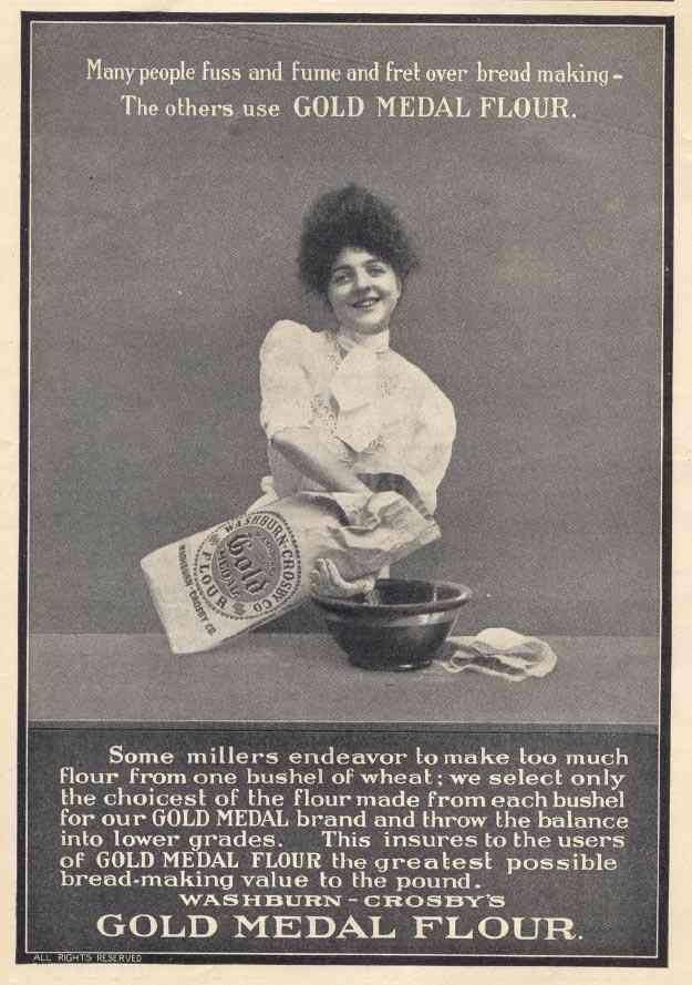 Gold Medal Flour 520 Vintage Advert A4 Photo Print
