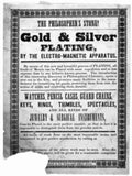 Gold Silver Plating Vintage Retro Advert Ads A4 Photo Print
