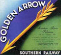 Golden Arrow Pullman Vintage Retro Advert Ads A4 Photo Print