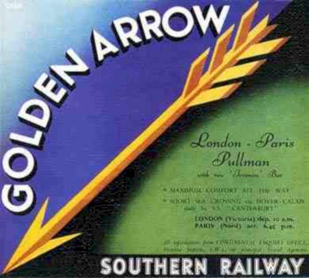 Golden Arrow Pullman Vintage Retro Advert Ads A4 Photo Print