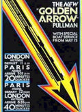 Golden Arrow Train 2 Vintage Retro Advert Ads A4 Photo Print