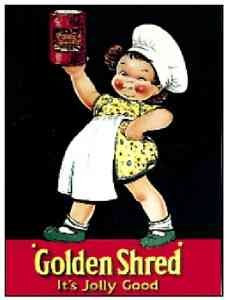 Golden Shred 477 advert A4 Photo Print