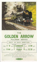 Goldenarrow Pullman Train Vintage Retro Advert Poster A4 Photo Print