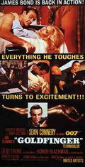  Goldfinger 01 film star poster A4 Photo Print