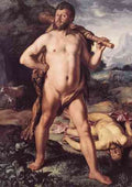 Goltzius Hendrick Hercules And Cacus A4 Photo Print