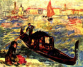 Gondola On The Canale Grande A4 Photo Print