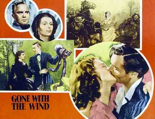  Gone With The Wind 02 film star poster A4 Photo Print
