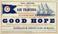 Good Hope Clipper Advert Vintage A4 Photo Print