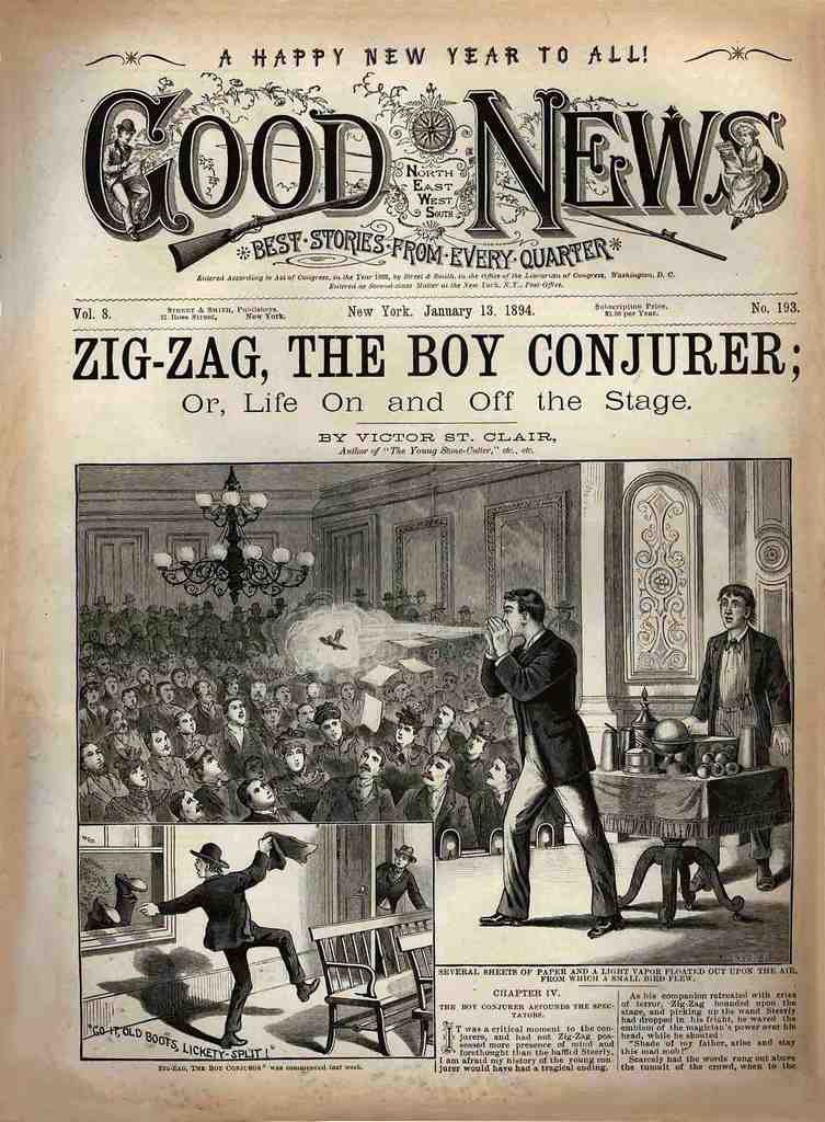 Good News Magic Magician Vintage A4 Photo Print