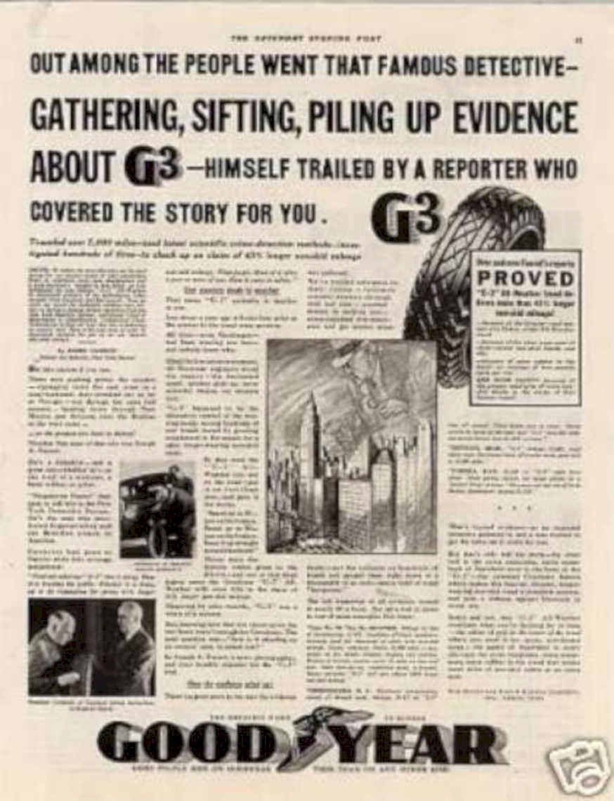 Good Year Evening Vintage Retro Advert Ads A4 Photo Print