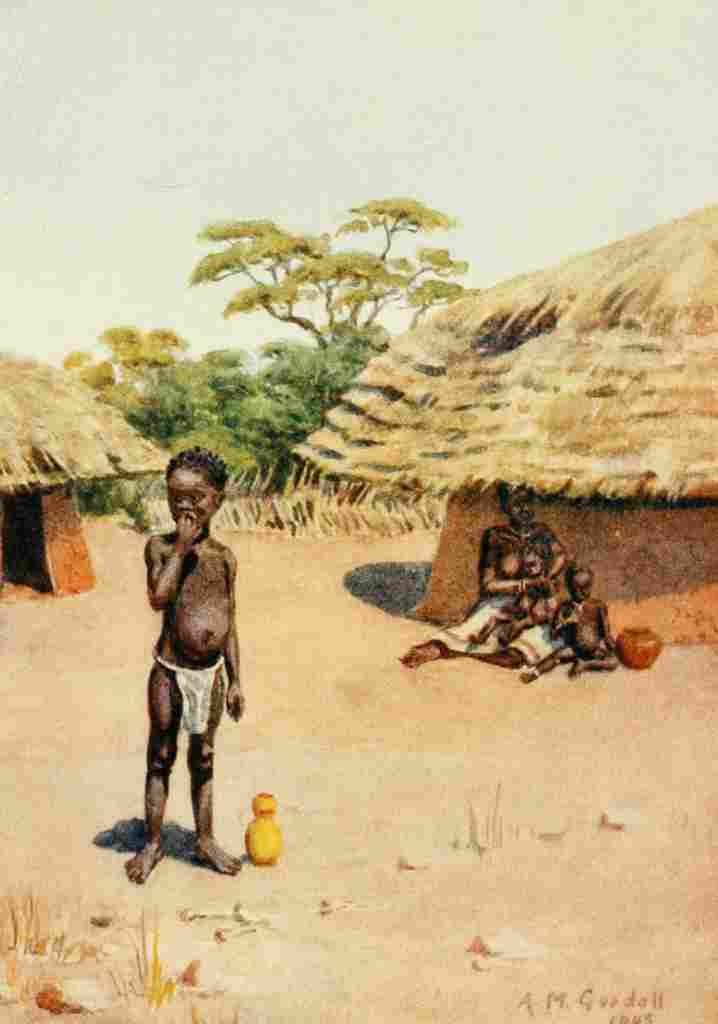 Goodall AM South Africa 1910 A Kafir child A4 Photo Print
