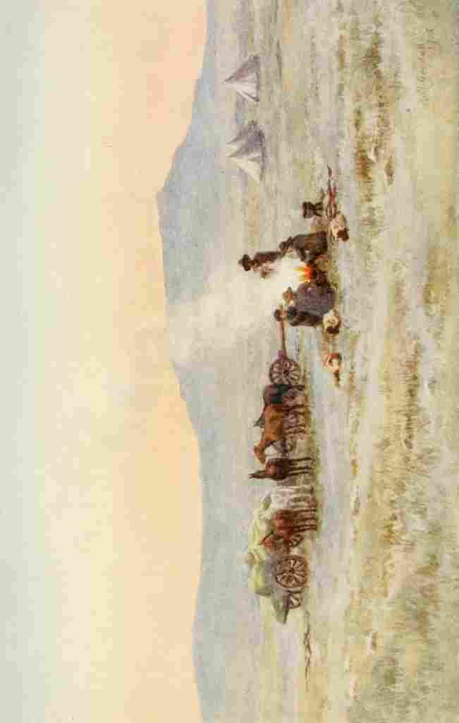 Goodall AM South Africa 1910 Round the camp fire A4 Photo Print