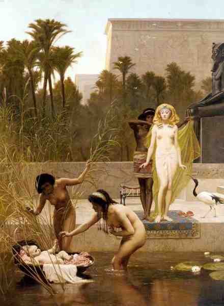 Goodall Frederik The Finding Of Moses A4 Photo Print