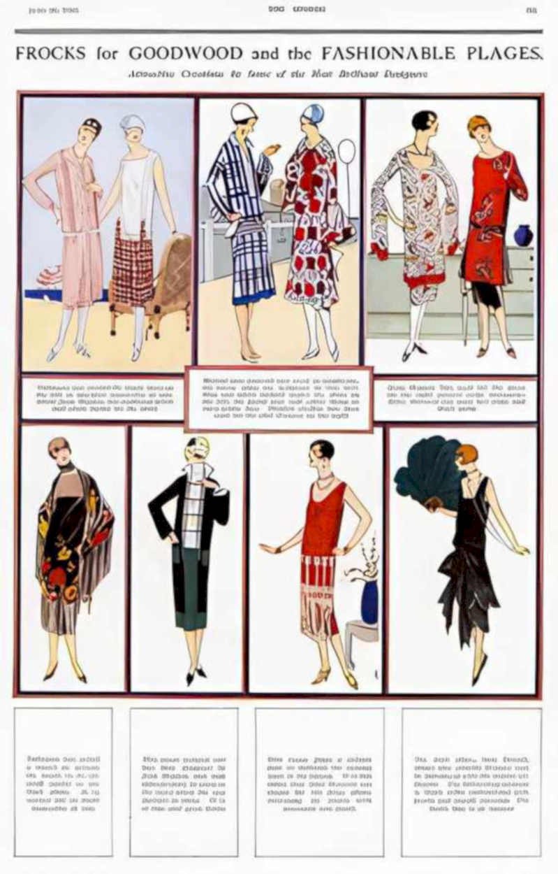 Goodwood Frocks Dresses Vintage Retro Advert Ads A4 Photo Print