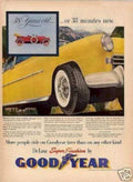 Goodyear Hudson Terraplane Vintage Retro Advert Ads A4 Photo Print