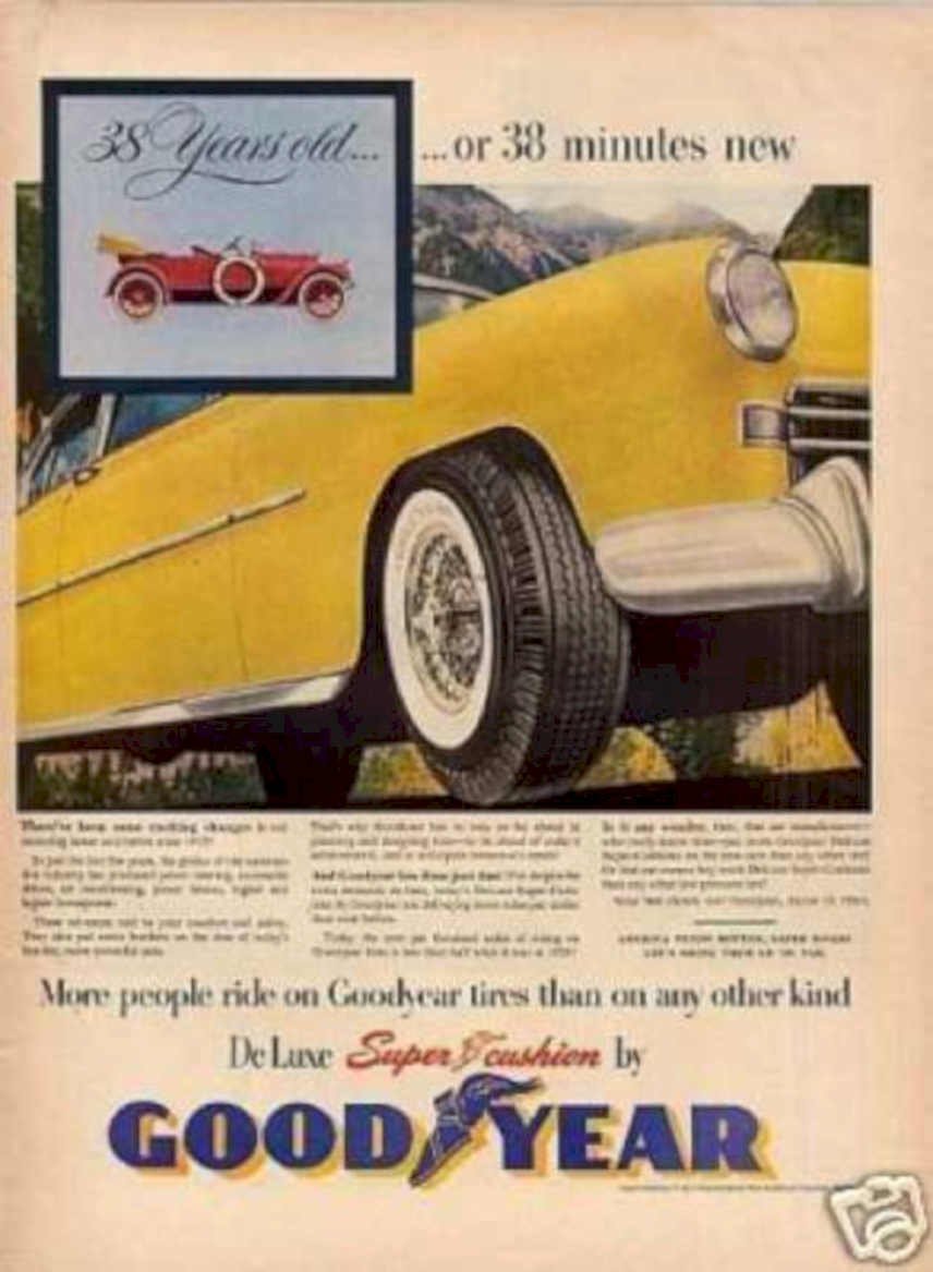 Goodyear Hudson Terraplane Vintage Retro Advert Ads A4 Photo Print