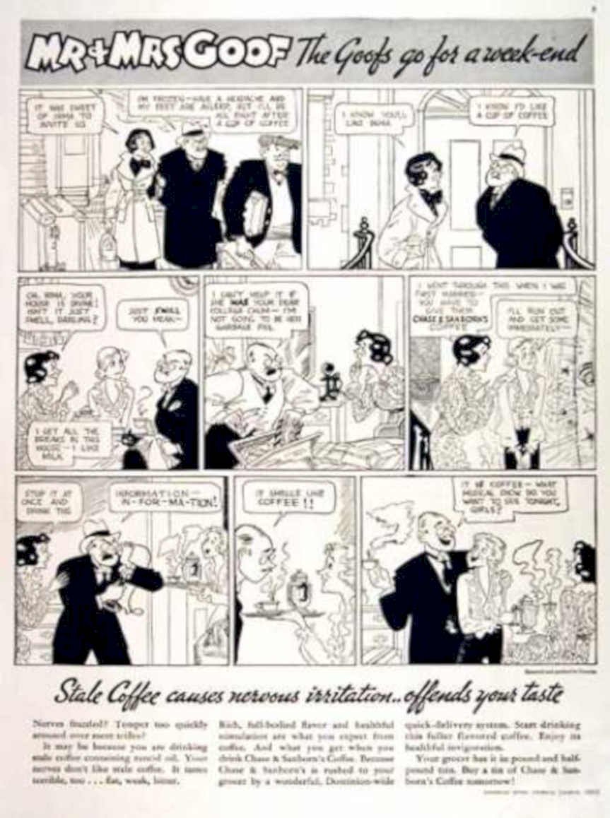 Goof Coffee Table Vintage Retro Advert Ads A4 Photo Print
