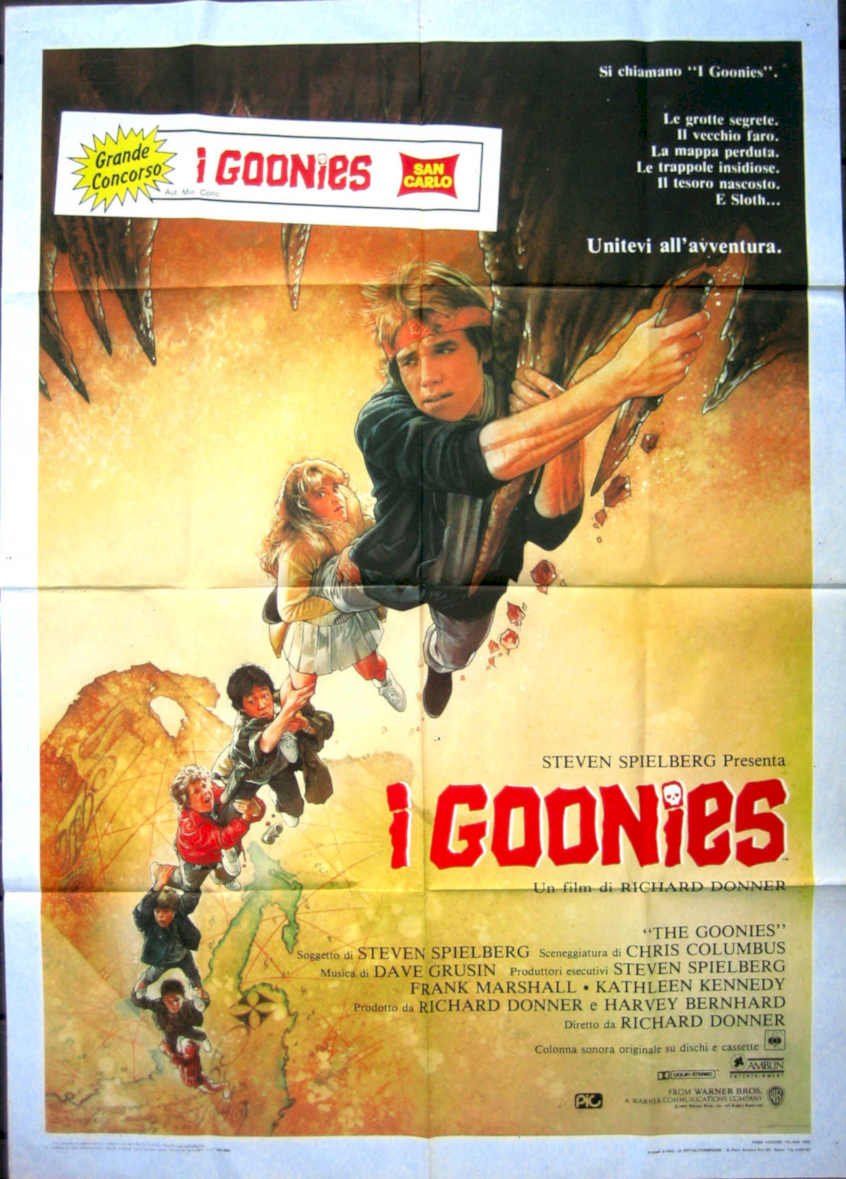Goonies Cave Lantern Vintage Retro Advert Poster A4 Photo Print