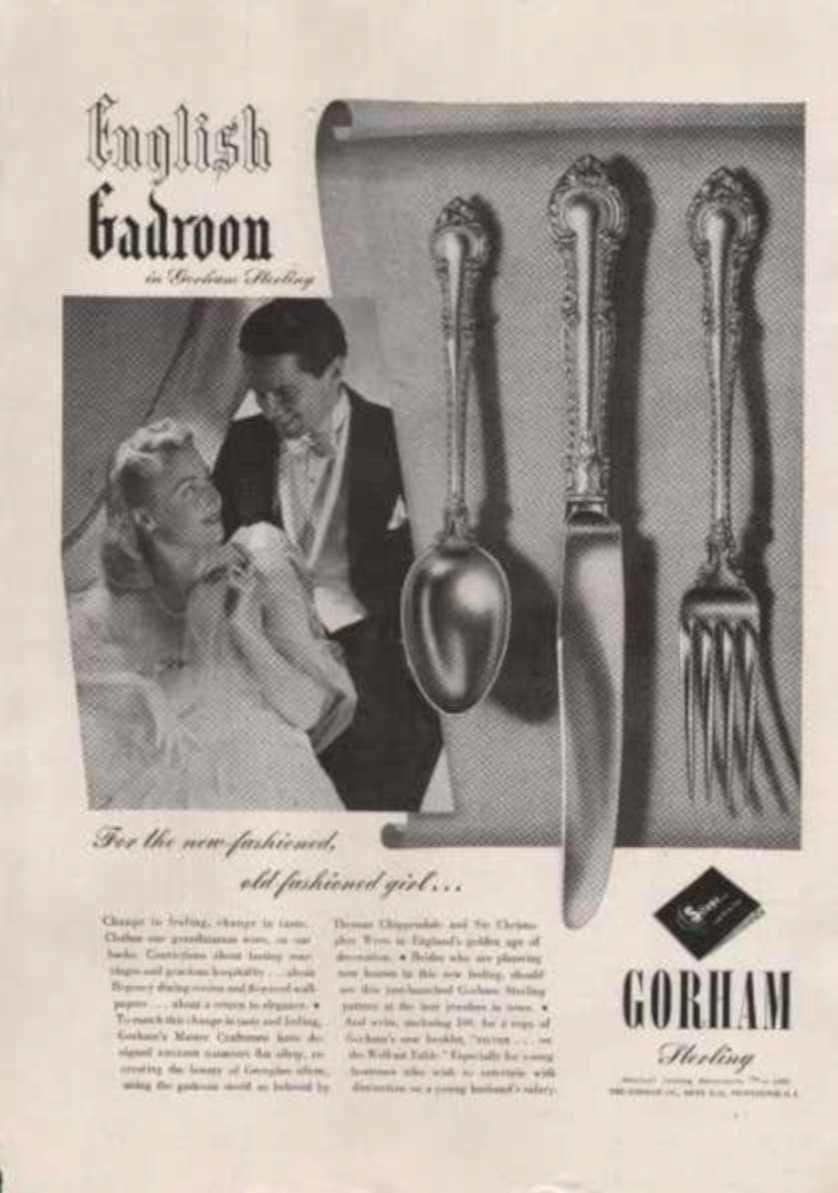 Goram Sterling Silverware Vintage Retro Advert Ads A4 Photo Print
