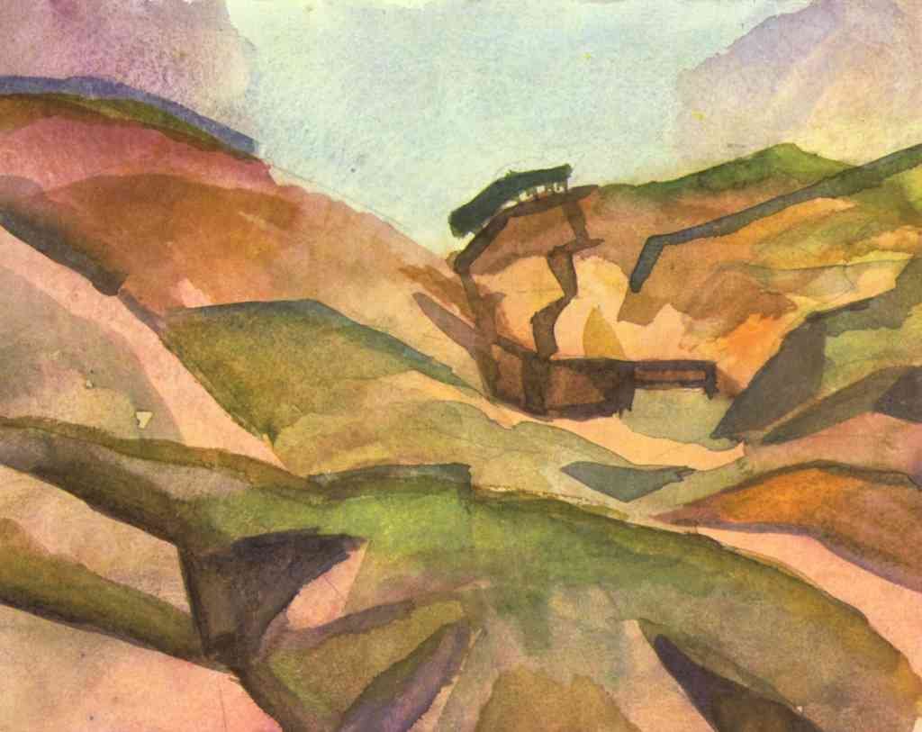 Gorge August Macke Expressionism A4 Photo Print