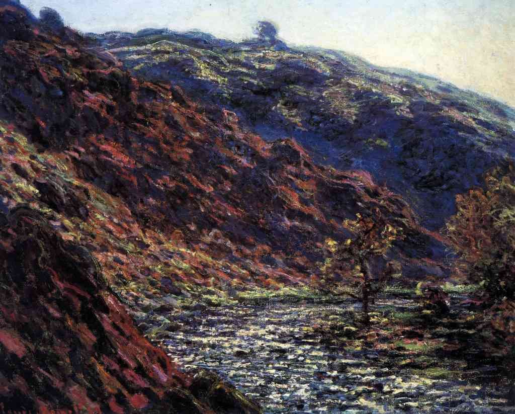 Gorge Of The Petite Creuse Monet A4 Photo Print