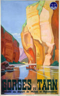 Gorges Du Tarn Vintage Retro Advert Ads A4 Photo Print