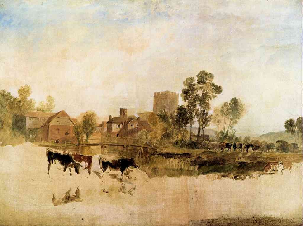 Goring Mill And Church Joseph Mallord Turner A4 Photo Print
