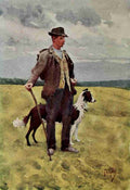 Gotch Thomas Cooper 1854 1931 Round about Wiltshire 1907 The under shepherd Vintage A4 Photo Print