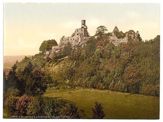 Gottingen Hardenberg Ruins Hanover Vintage A4 Photo Print