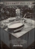 Gourmet Galley Kitchenware Vintage Retro Advert Ads A4 Photo Print