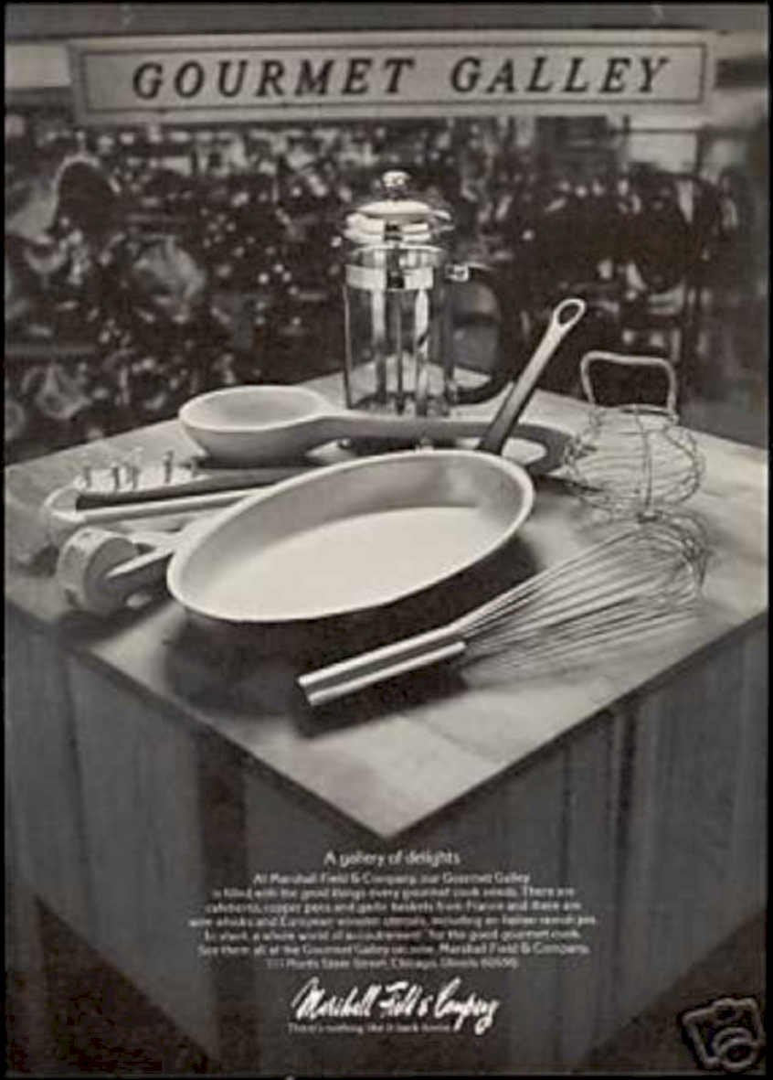 Gourmet Galley Kitchenware Vintage Retro Advert Ads A4 Photo Print