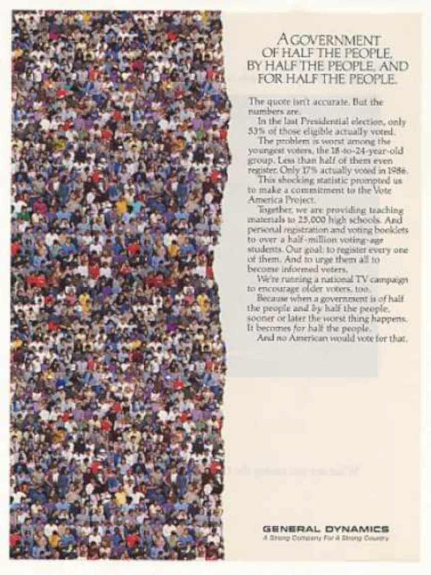 Government Dynamics Crowd Vintage Retro Advert Ads A4 Photo Print