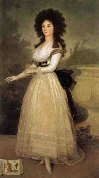 Goya Francisco De Dona Tadea Arias De Enriquez A4 Photo Print