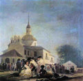 Goya Francisco De Pilgrimage To The Church Of San Isidro A4 Photo Print