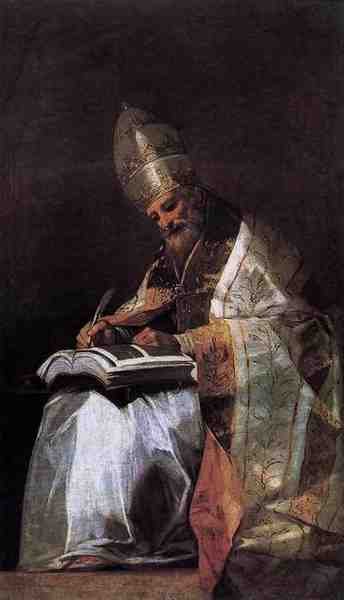 Goya Francisco De St Gregory A4 Photo Print