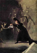 Goya Francisco De The Bewitched Man A4 Photo Print