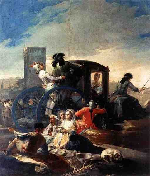 Goya Francisco De The Crockery Vendor A4 Photo Print