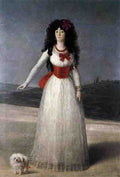 Goya Francisco De The Duchess Of Alba A4 Photo Print
