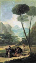 Goya Francisco De The Fall La Caida A4 Photo Print