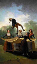 Goya Francisco De The Straw Manikin A4 Photo Print