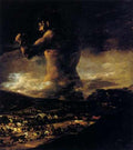Goya Francisco The Colossus A4 Photo Print