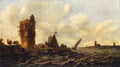 Goyen Jan van A View on the Maas near Dordrecht A4 Photo Print